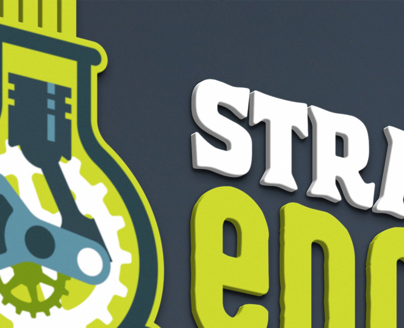 Strange Engine Media logo design