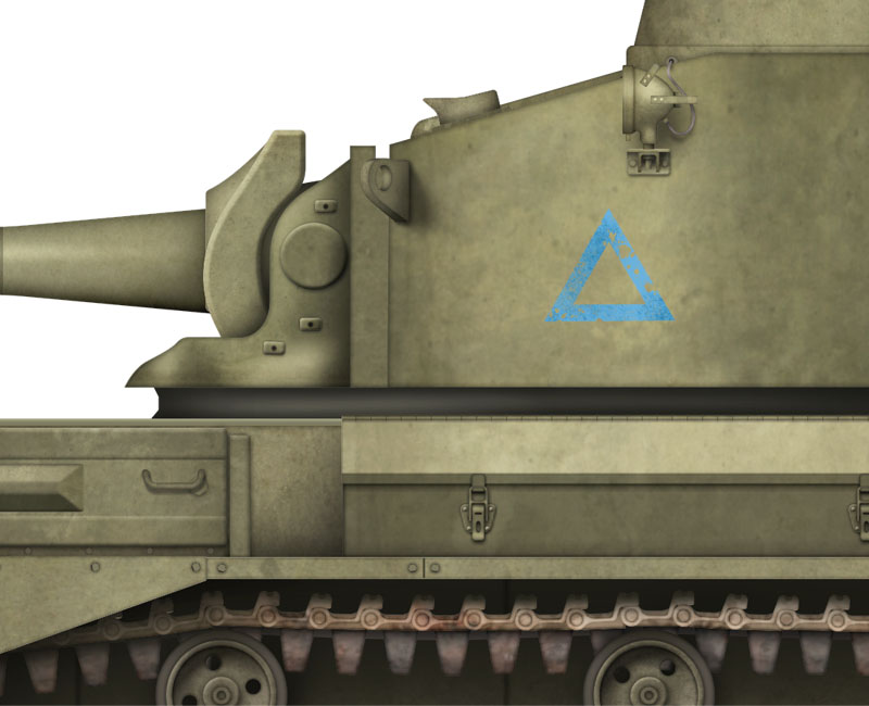 British WW2 Comet Tank Profile