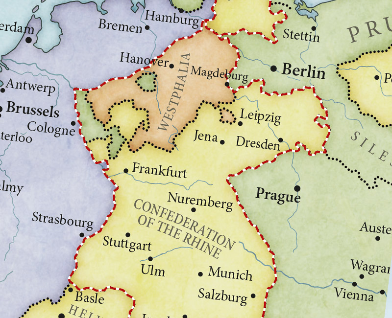 napoleonic map