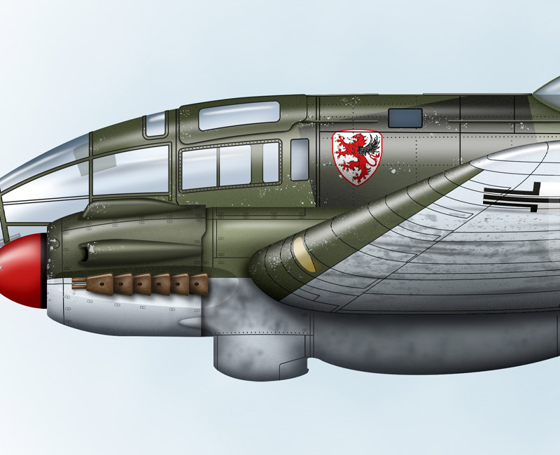 Heinkel He111 WW2 aircraft profile