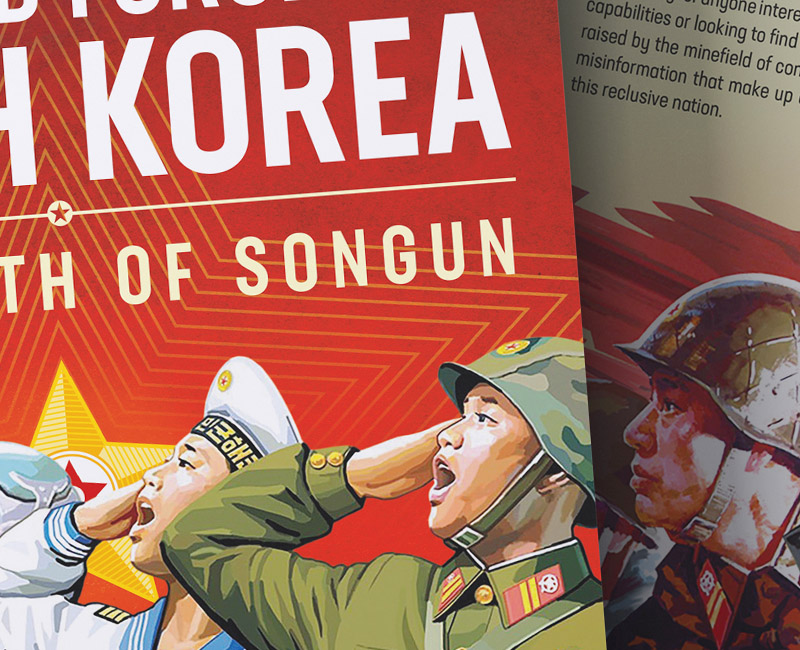 The Armed Forces of North Korea book cover design