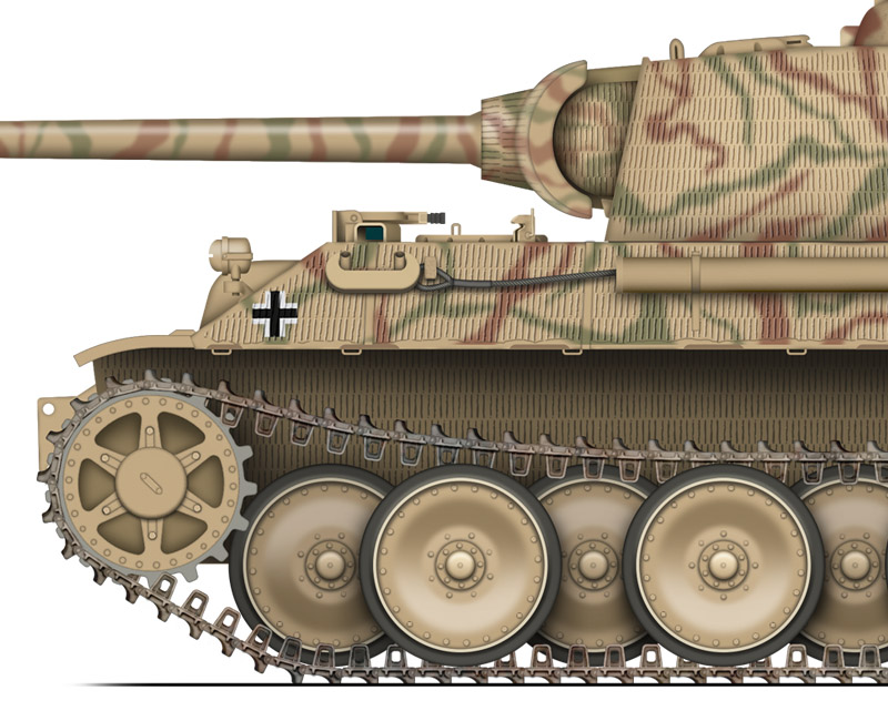 WW2 Panther Tank Drawing